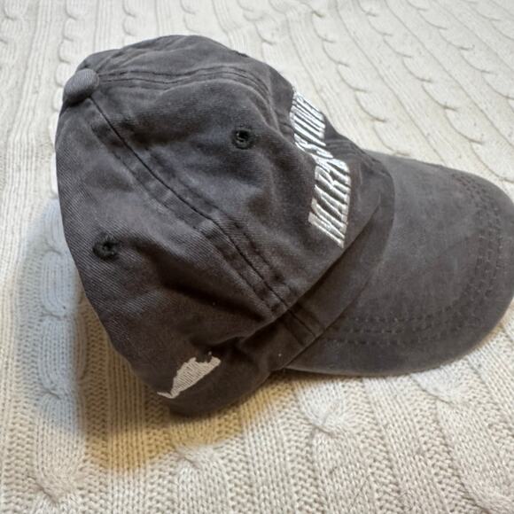 Martha's Vineyard Gray Adjustable Cotton Baseball Cap - Picture 4 of 6